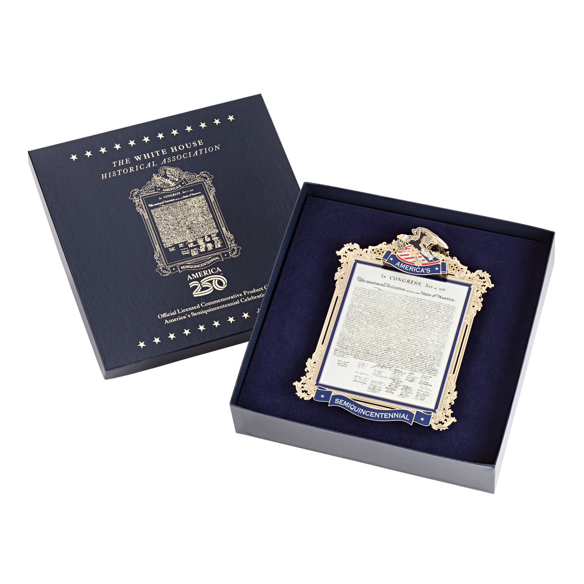 Official Commemorative Ornament of America’s 250th Anniversary 10" Display Wall Hanging