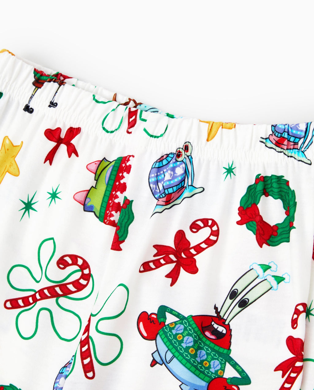 PatPat SpongeBob SquarePants Matching Family Christmas Pajamas Patrick Print Red