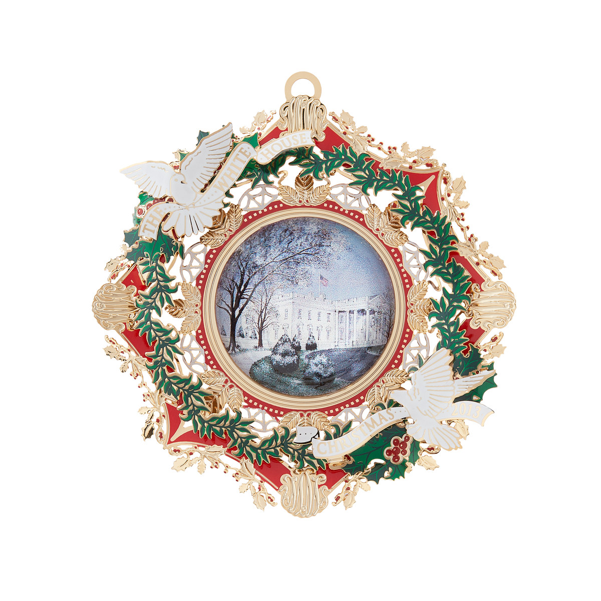 2013 White House Christmas Ornament, The American Elm Tree