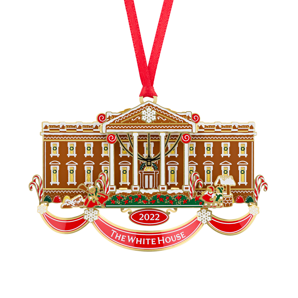 Official 2022 White House Christmas Ornament