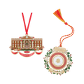Official White House Christmas Ornament Special Value Bundle: 2025 and 2022