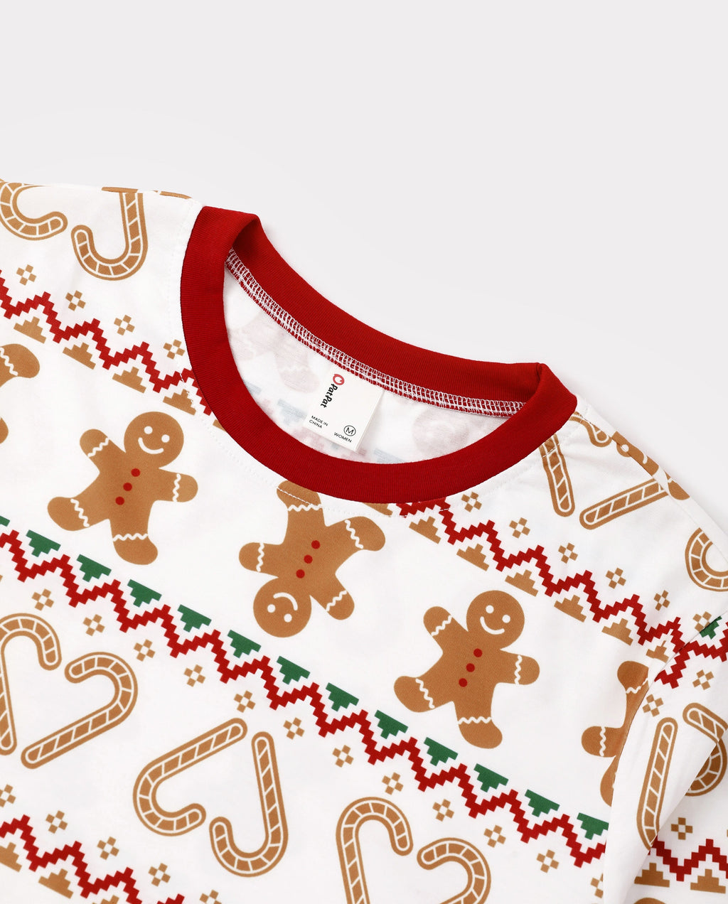 PatPat Matching Family Christmas Pajamas Fair Isle & Gingerbread Print
