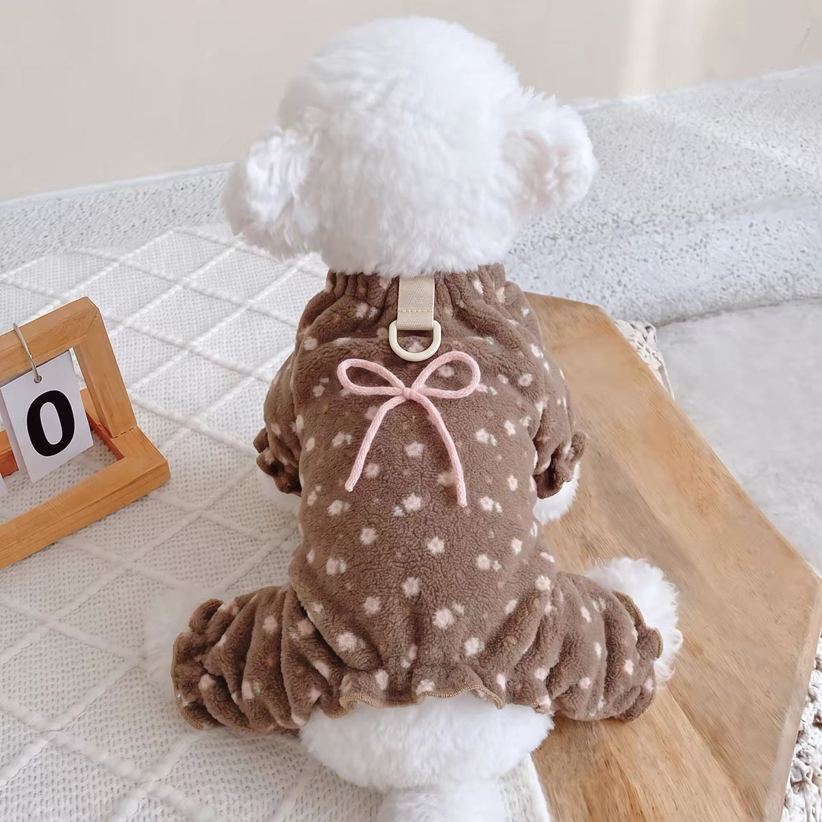Fleece Soft Bow Two/Four legged Clothes