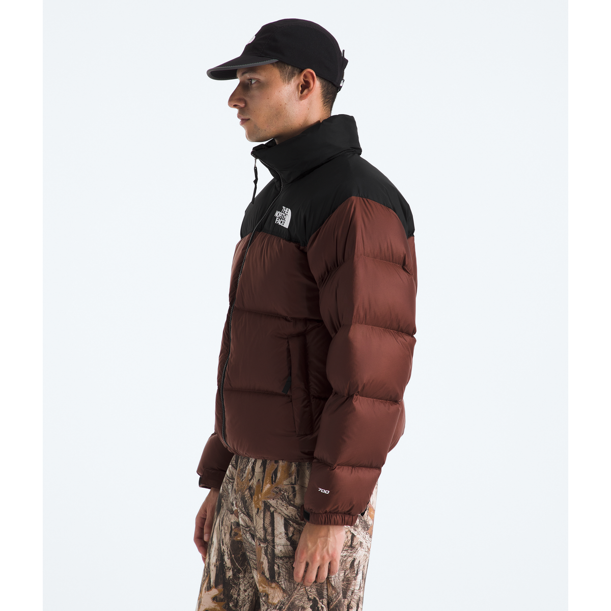 The North Face Men's 1996 Retro Nuptse Jacket – Ember Soil/TNF Black