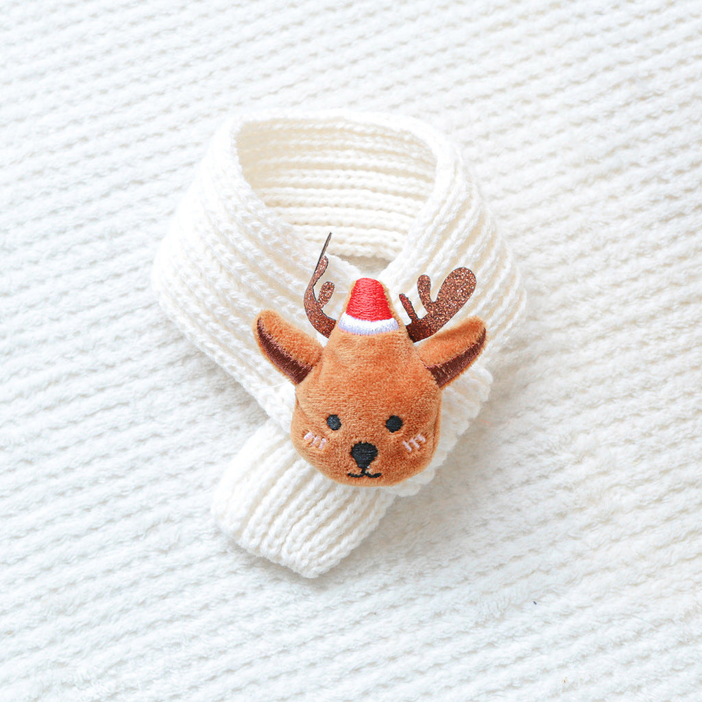 Christmas Santa/Elk Decor Dog Cat Scarf
