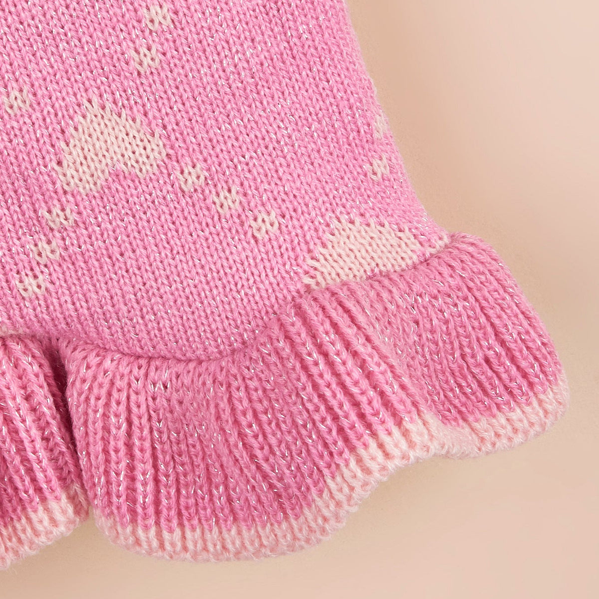 Heart Pattern Dog Cat Hooded Sweater Dress