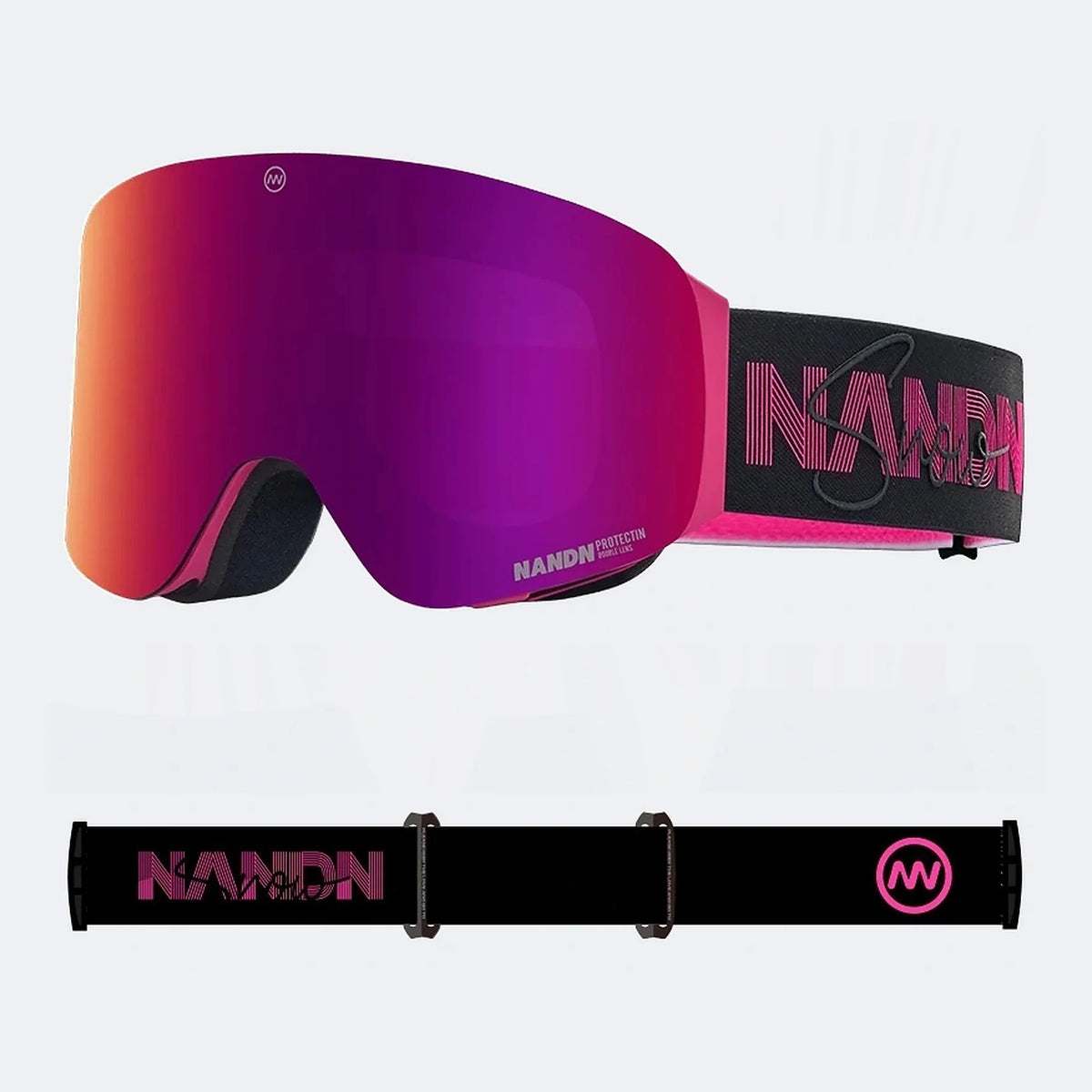 OTG Cylindrical breathable HD anti-fog flip-up ski goggles NG17